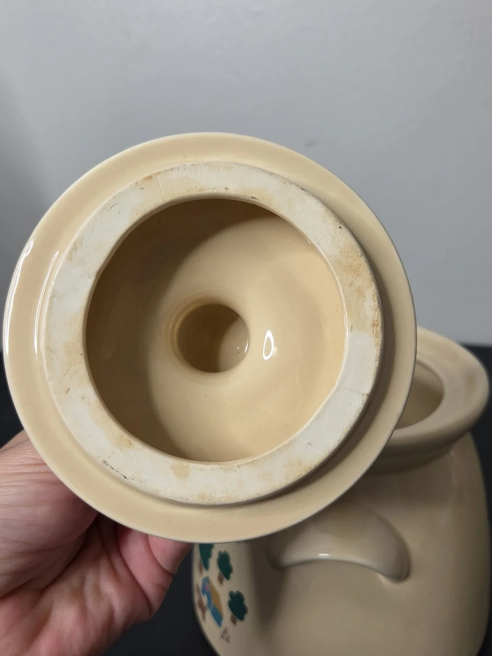 vermillion cream ceramic